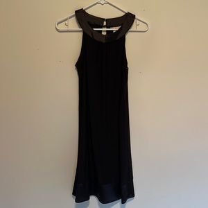 Black formal dress - shift dress - cocktail dress
